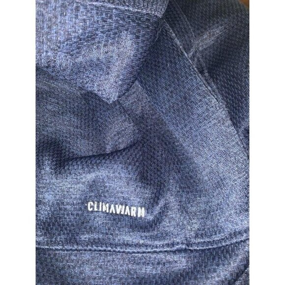 Adidas Mens Navy Blue Hoodie Size L - Picture 3 of 5